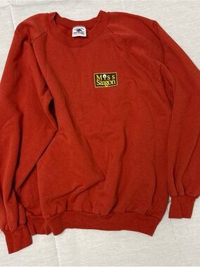 Vintage Miss Saigon Rust Red Crewneck Sweatshirt